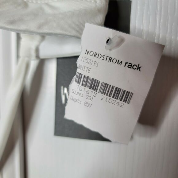 Mossimo Del Mar Camilla Bralette Bikini 2 Pc SwimWear High Waist Small White - Picture 6 of 9